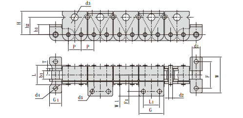 Articulated Bottomplate Chains