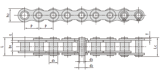Hollow Pin Conveyor Chains