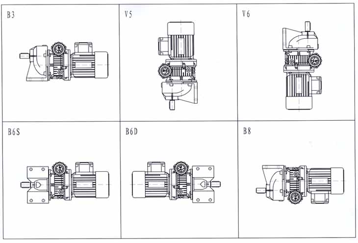 TXF Series Planet Cone-disk Stepless Speed Variator产品图纸4-1