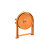 Turntable curved rail