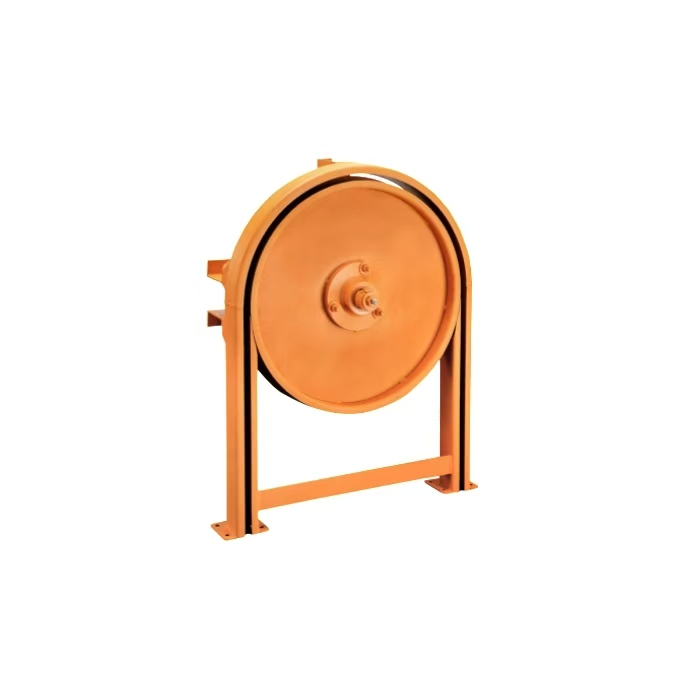 Turntable curved rail