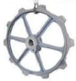 Sprocket Return Idler Horizontal Curve