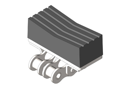 Rubber Attached Plate Chains