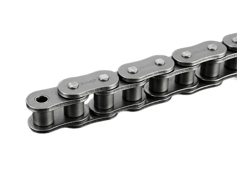 High strength short pitch roller chains