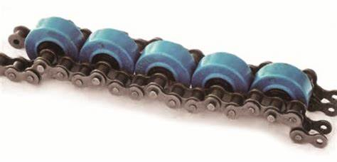 Free Flow Conveyor Chains with Outboard Rollers