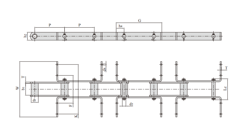 17 18Scraper conveyor chains
