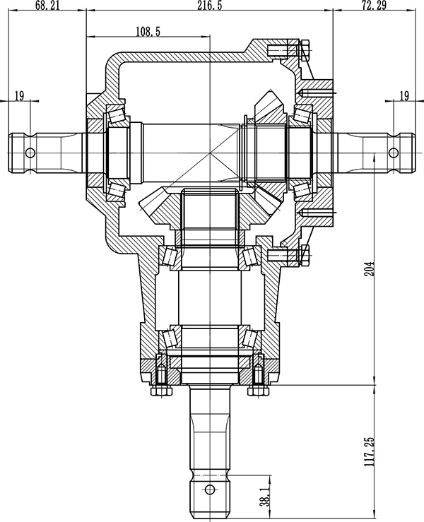 SH-RC61T Rotary Cultivator图纸