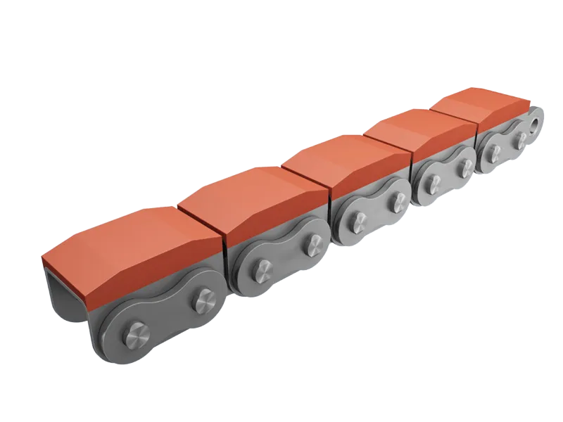 Rubber Attached Plate Chains