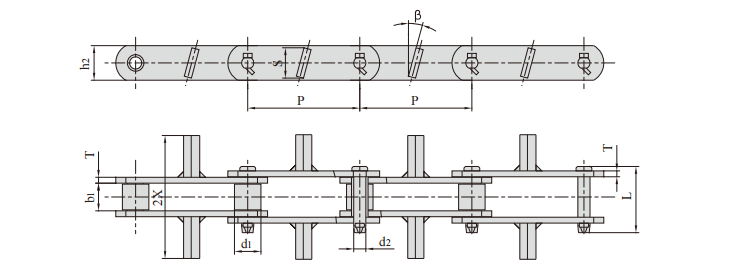 4 Scraper conveyor chains