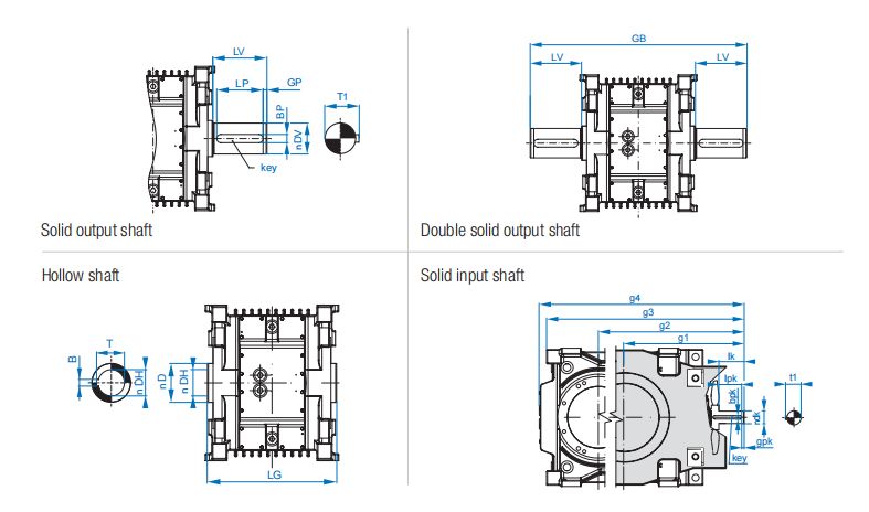 Cylindrical Gearbox产品图纸2