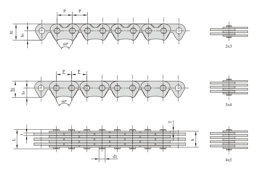 2 Engine silent chains