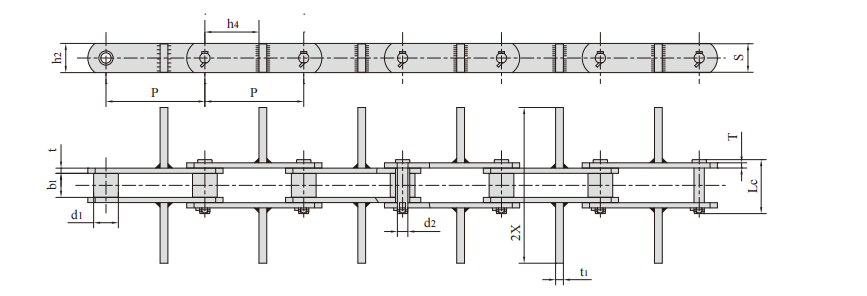 5 Scraper conveyor chains