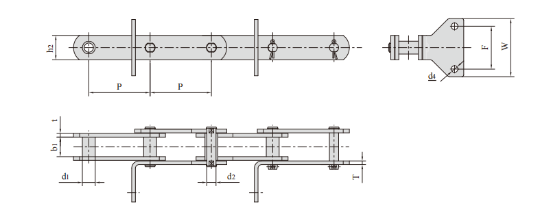 8 Scraper conveyor chains