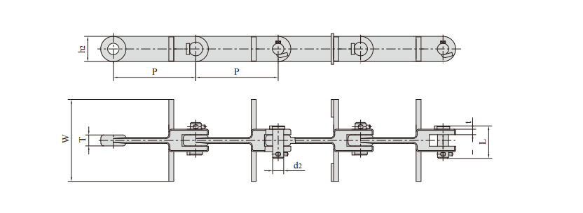 7 Scraper conveyor chains