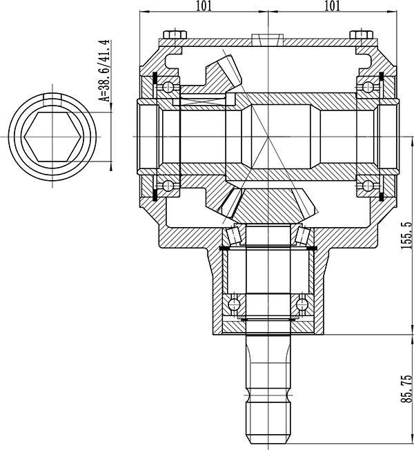 SH-01-672 Rotary Cultivator图纸
