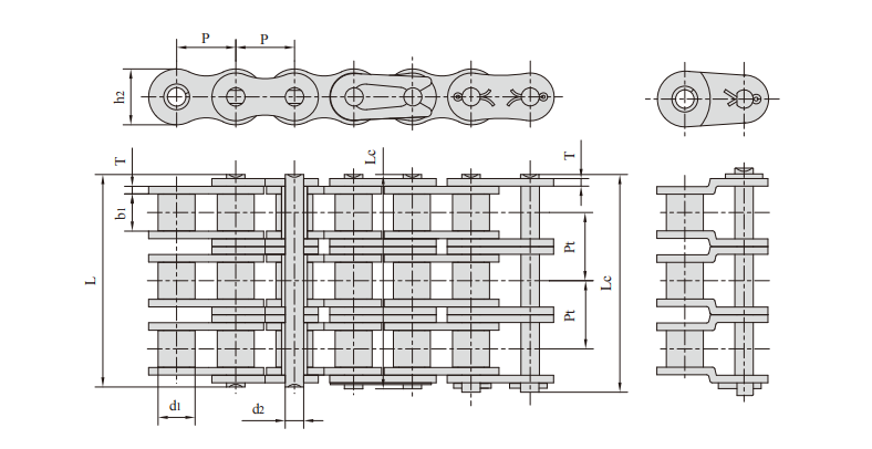 Corrosion Resistant Short Pitch Roller Chains