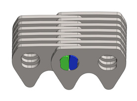 Round Pin Type Silent Chains